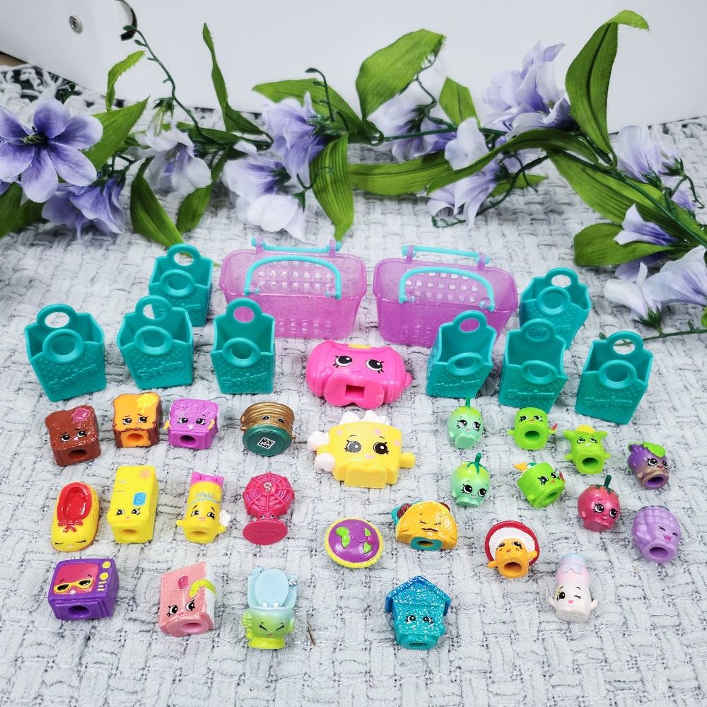 Shopkins Mini Figure Bundle w/ Baskets Mix 'n Match 3/$36